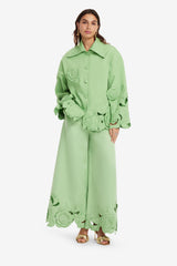 Jayna Appliqué Jacket - Juniper Green Jackets