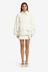 Jayna Appliqué Jacket - Snow Jackets