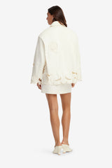 Jayna Appliqué Jacket - Snow Jackets