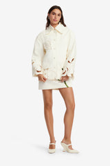 Jayna Appliqué Jacket - Snow Jackets