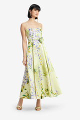 Mariela Midi Dress - Wisteria Print Dress Midi