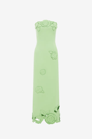 leyana maxi dress green Princess Polly Leyana Maxi Dress green Size US 2