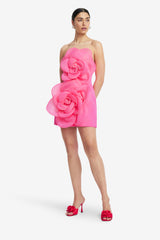 Floret Mini Dress - Fuchsia Dress Mini