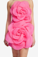 Floret Mini Dress - Fuchsia Dress Mini