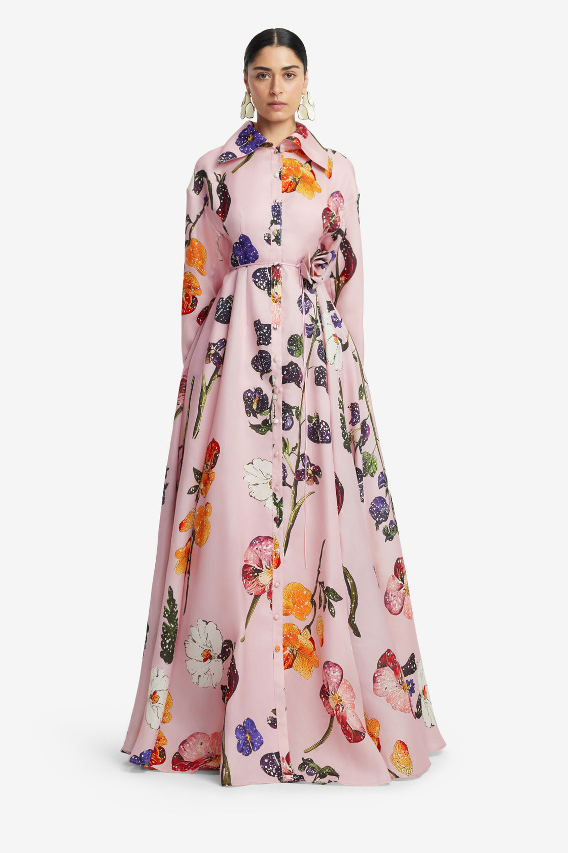 Exclusive LEO LIN Josephine Silk Gown - Wildbloom