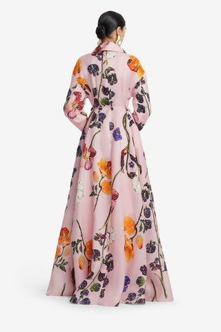 Exclusive LEO LIN Josephine Silk Gown - Wildbloom