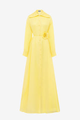 Josephine Silk Gown - Limoncello Dress Maxi