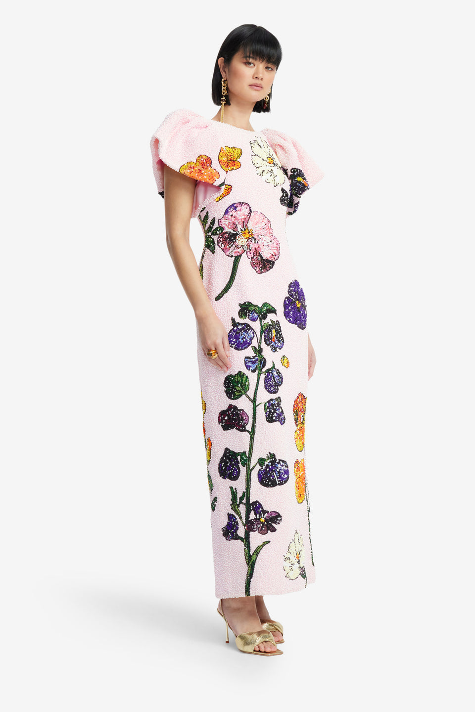 Exclusive LEO LIN Lucinda Beaded Maxi Dress - Wildbloom