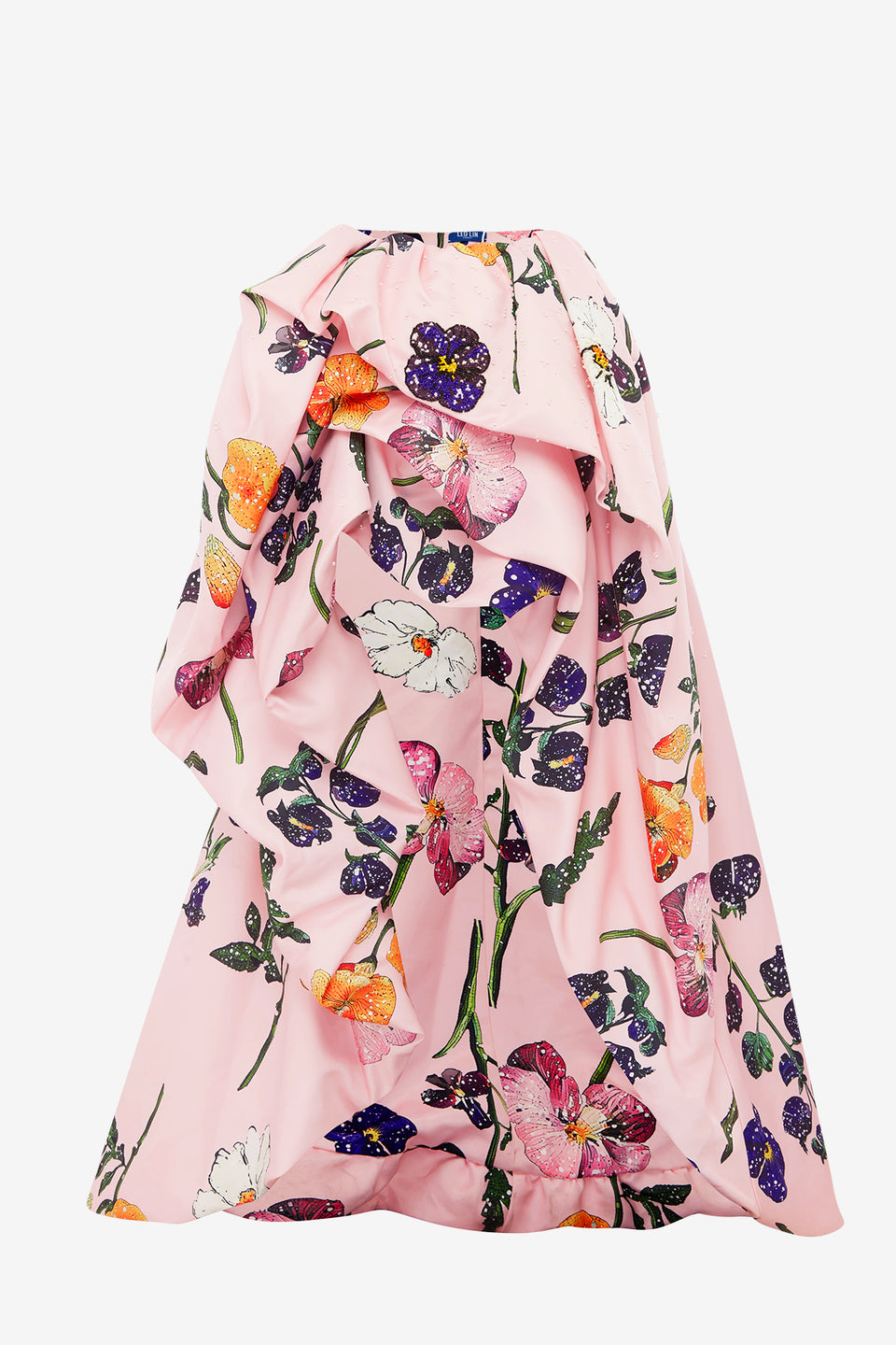 Exclusive LEO LIN Fiorella Embellished Voluminous Skirt - Wildbloom