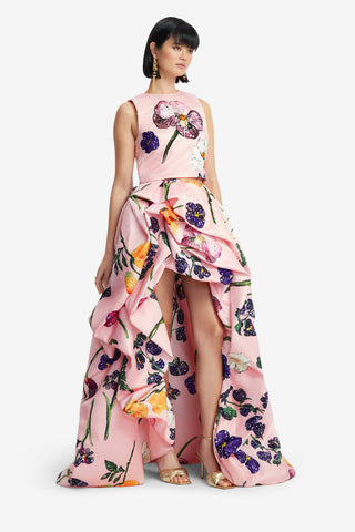 Exclusive LEO LIN Iris Embellished Top - Wildbloom