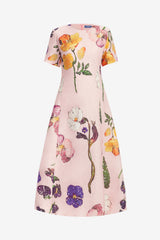 Caroline Short Sleeve Midi Dress - Wildbloom Dress Midi
