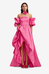 Myriam Voluminous Gown - Fuchsia Dress Maxi
