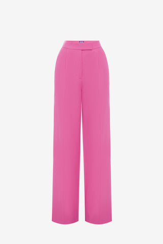 Exclusive LEO LIN Elisha Wide Leg Pants - Fuchsia