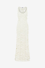 Helena Embellished Lace Maxi Dress - Snow Dress Maxi