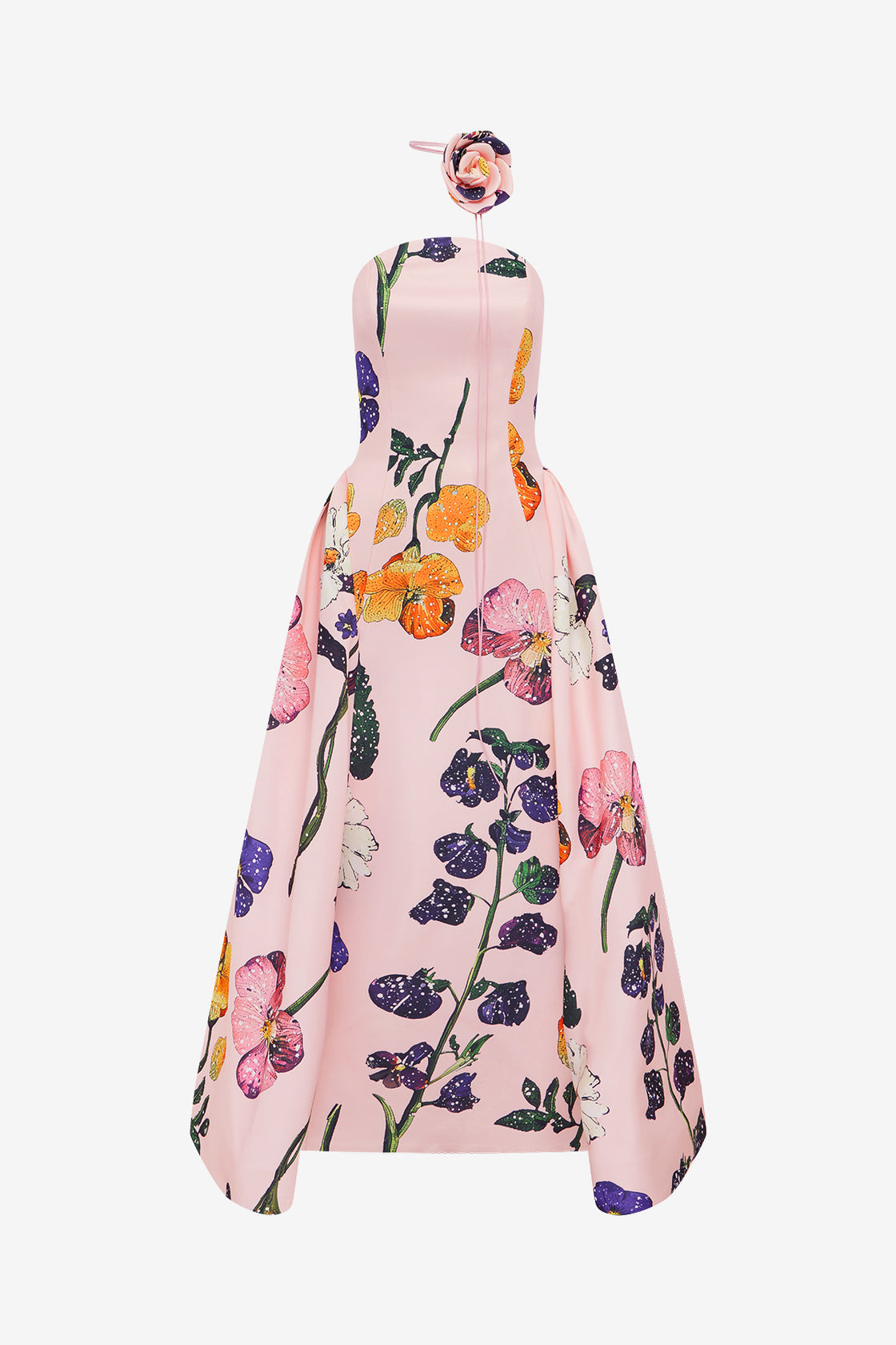 Exclusive LEO LIN Violet Bustier Maxi Dress - Wildbloom