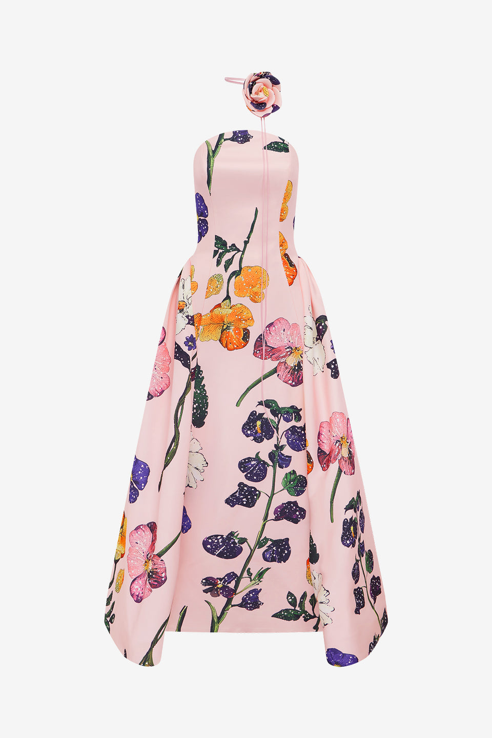 Exclusive LEO LIN Violet Bustier Maxi Dress - Wildbloom