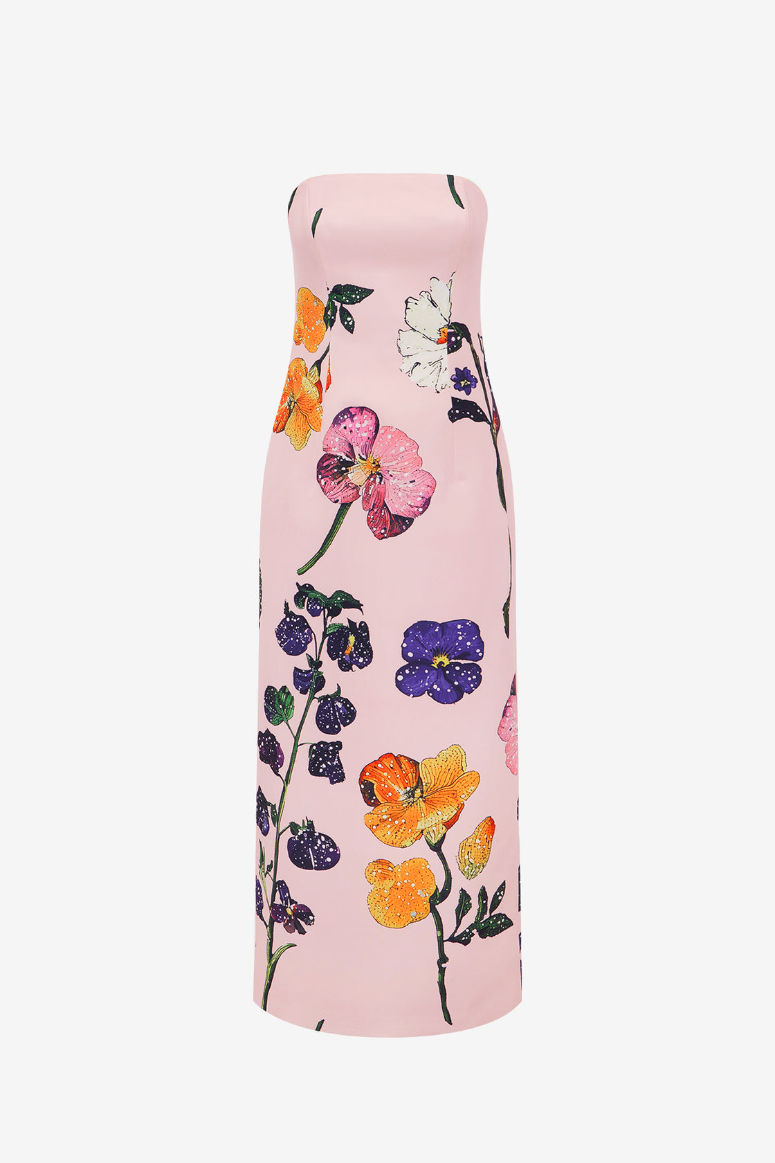 Exclusive LEO LIN Rayna Printed Bustier Maxi Dress - Wildbloom