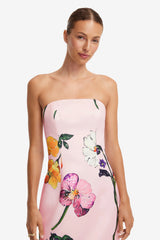 Rayna Printed Bustier Maxi Dress - Wildbloom Dress Maxi