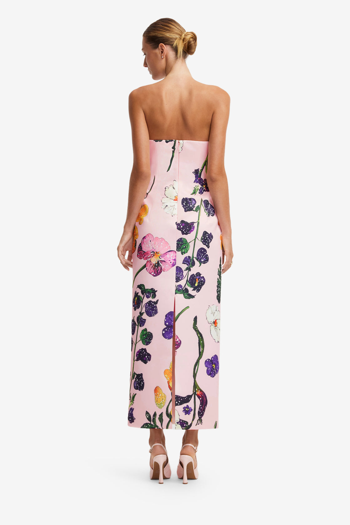 Exclusive LEO LIN Rayna Printed Bustier Maxi Dress - Wildbloom