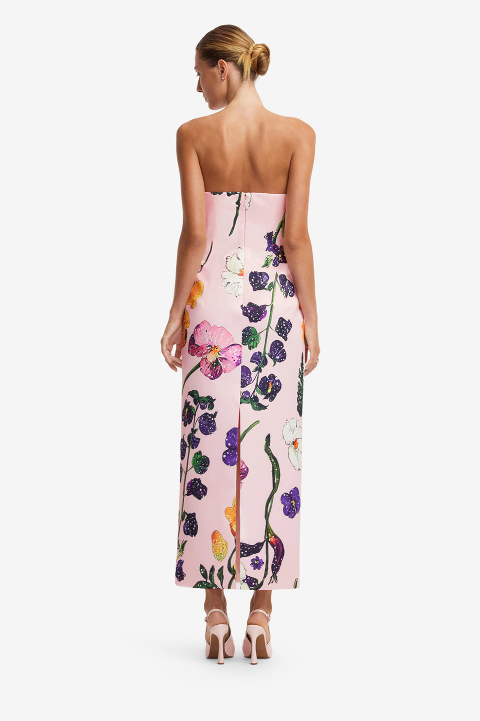 Exclusive LEO LIN Rayna Printed Bustier Maxi Dress - Wildbloom