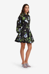 Kaity Skirt - Vine Print in Ebony Skirts