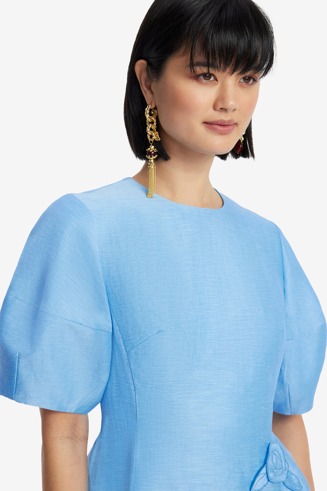 Simona Appliqué Mini Dress