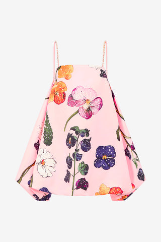 Exclusive LEO LIN Patsy Embellished Puff Mini Dress - Wildbloom