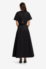 Rafaela Maxi Skirt - Vine Print in Ebony Skirts