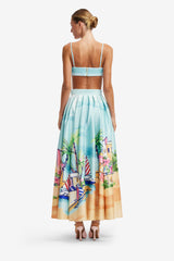 Julia Bralette - Voyage Print Tops