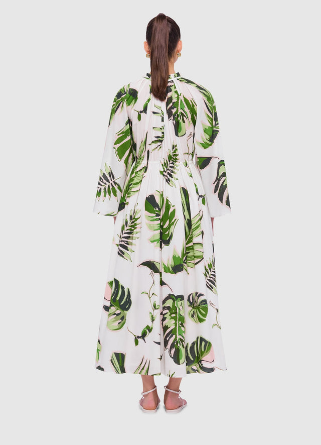 Exclusive Leo Lin Alexia Midi Dress in Botanica Print