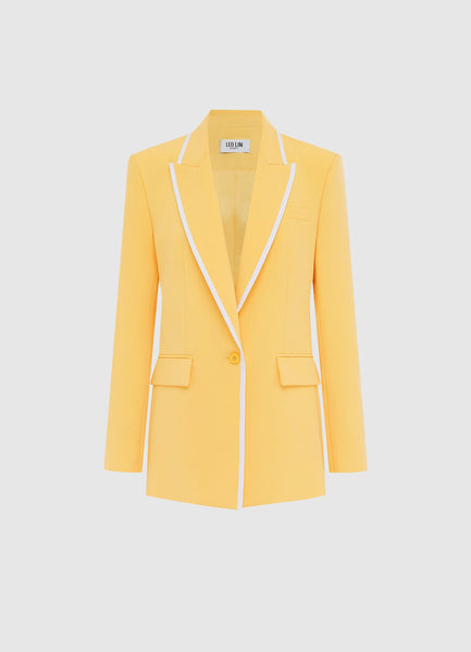 Exclusive Leo Lin Andie Blazer in Canary