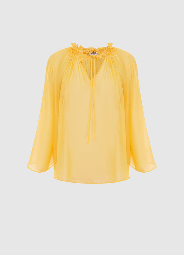 Exclusive Leo Lin Dani Blouse in Canary