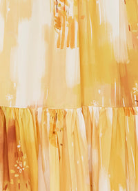 Khloe Strappy Maxi Dress - Dawn Print