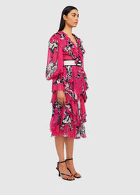 Wild Horses Ruffle Dress