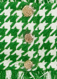 Lily Tweed Bralette - Emerald