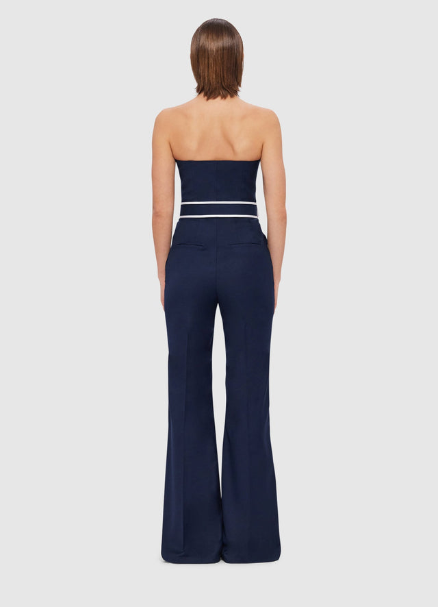 Exclusive Leo Lin Mary Jumpsuit in Oxford Blue